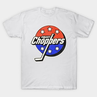 Defunct Albany Choppers Hockey Team T-Shirt